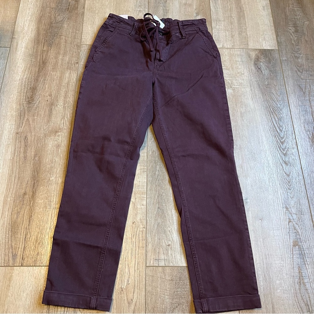 Paige Burgundy Chinos Womenâs Size 29